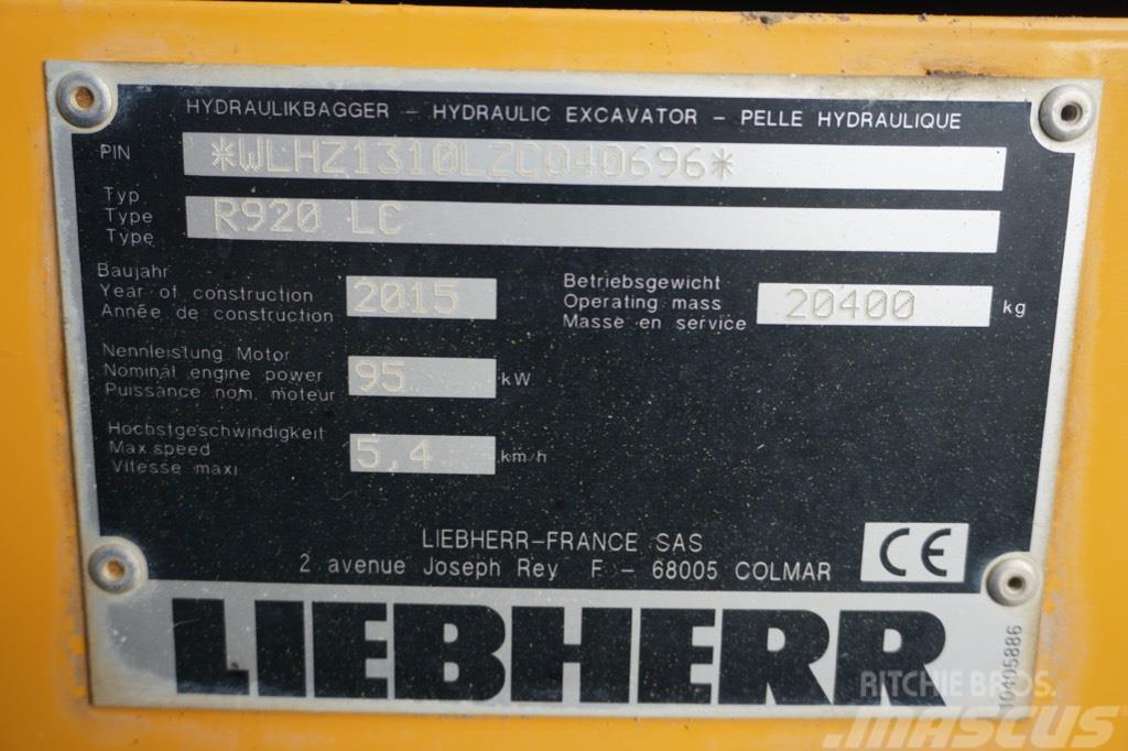 Liebherr R 920 LC Excavatoare pe senile