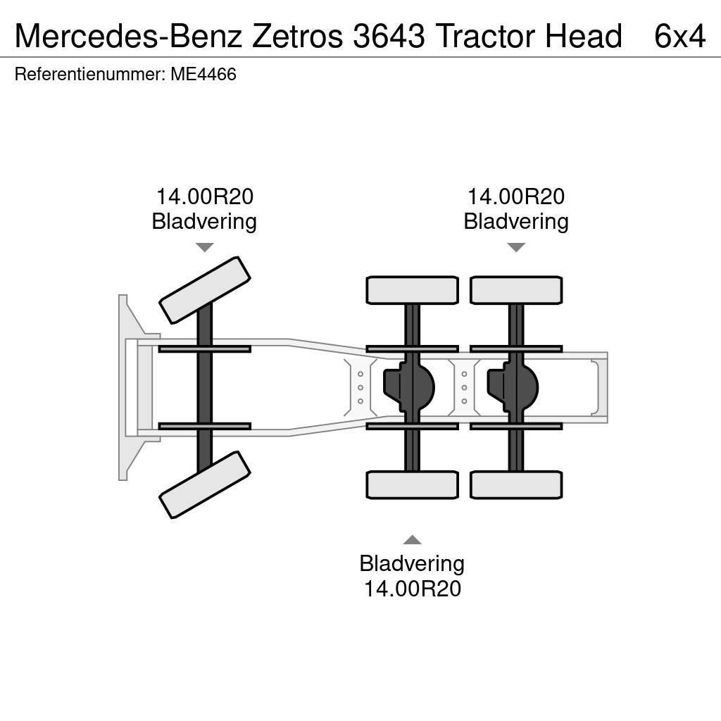 Mercedes-Benz Zetros 3643 Tractor Head Autotractoare