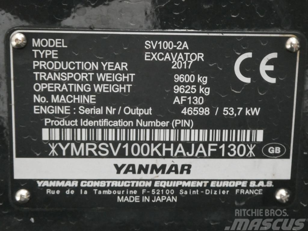 Yanmar SV 100-2A Excavatoare 7t - 12t