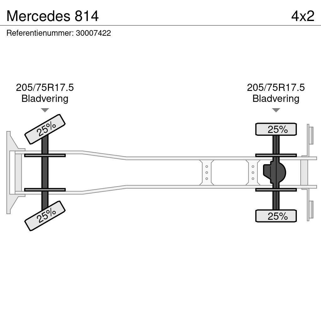 Mercedes-Benz 814 Camioane platforma/prelata
