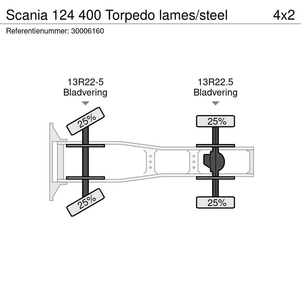 Scania 124 400 Torpedo lames/steel Autotractoare