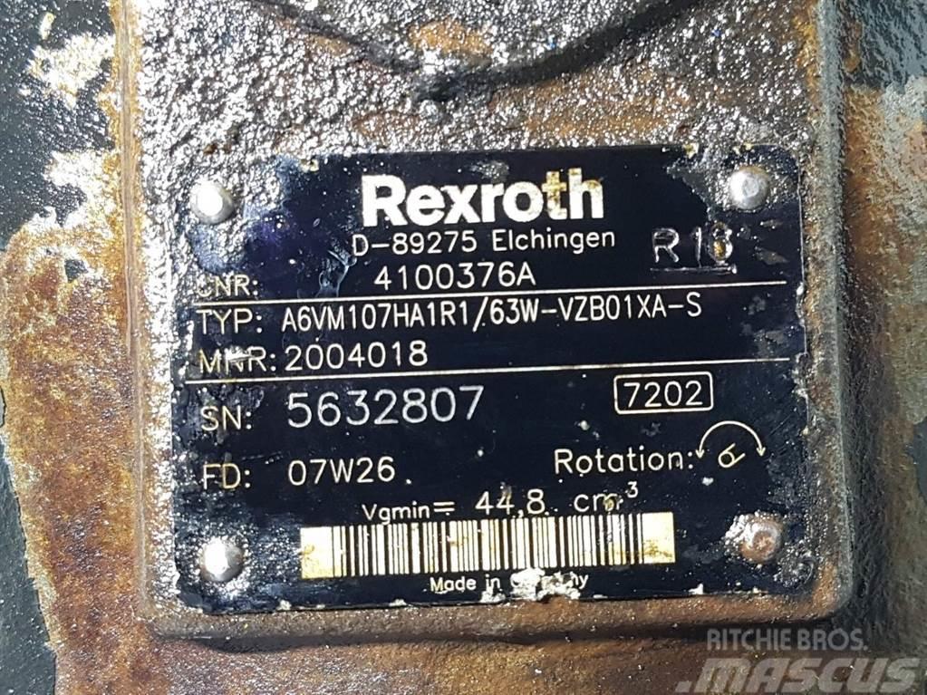 Ahlmann AZ150-Rexroth A6VM107HA1R1/63W-Drive motor Hidraulice