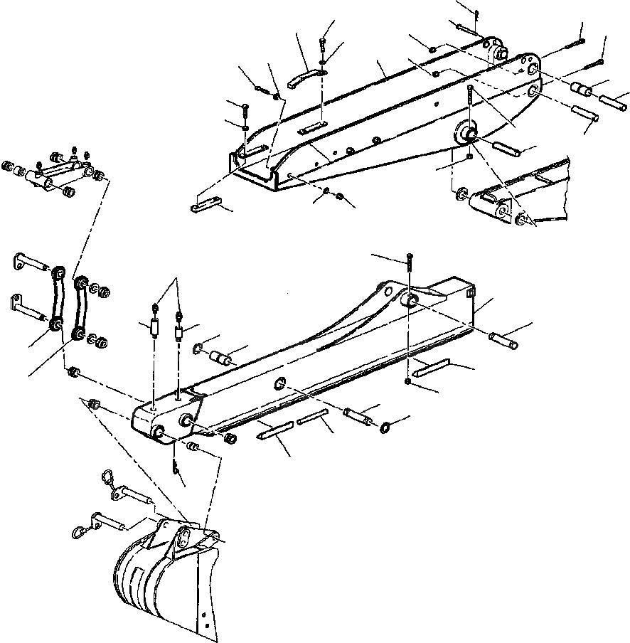 Komatsu - bucsa - 500217001 Booms and arms