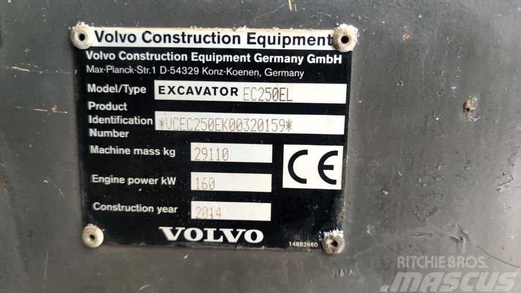 Volvo EC 250 EL Excavatoare pe senile
