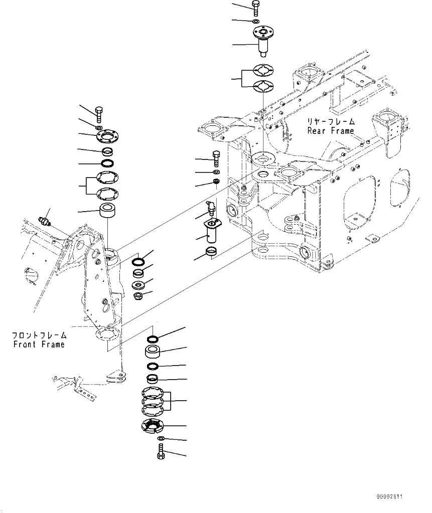 Komatsu - bolt - 4184641190 / 418-46-41190 Brate si cilindri