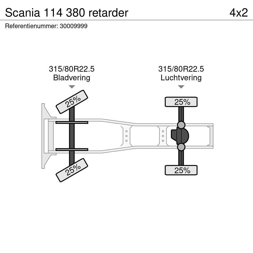 Scania 114 380 retarder Autotractoare