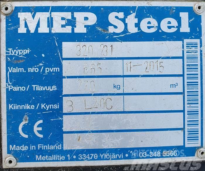  MEP Steel BRETEC L20C ISKUVASARAN KIINNIKELEVY NTP Conectoare rapide