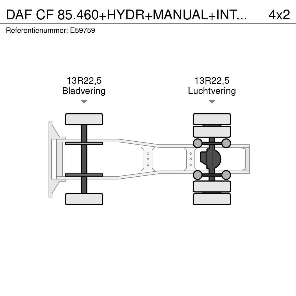DAF CF 85.460+HYDR+MANUAL+INTARDER Autotractoare