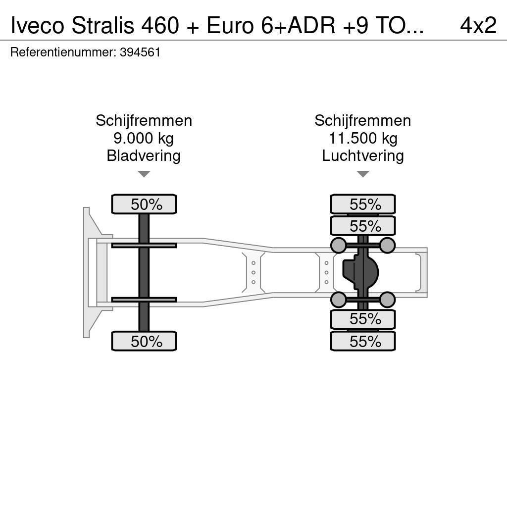 Iveco Stralis 460 + Euro 6+ADR +9 TONS VOORAS Autotractoare