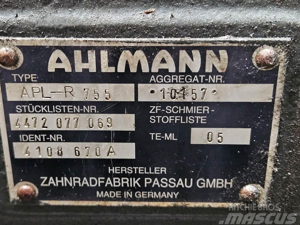 Ahlmann AZ14-4108670A-ZF APL-R755-Axle/Achse/As Axe