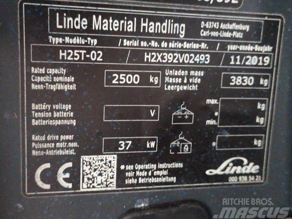 Linde H25T-02 Stivuitor electric
