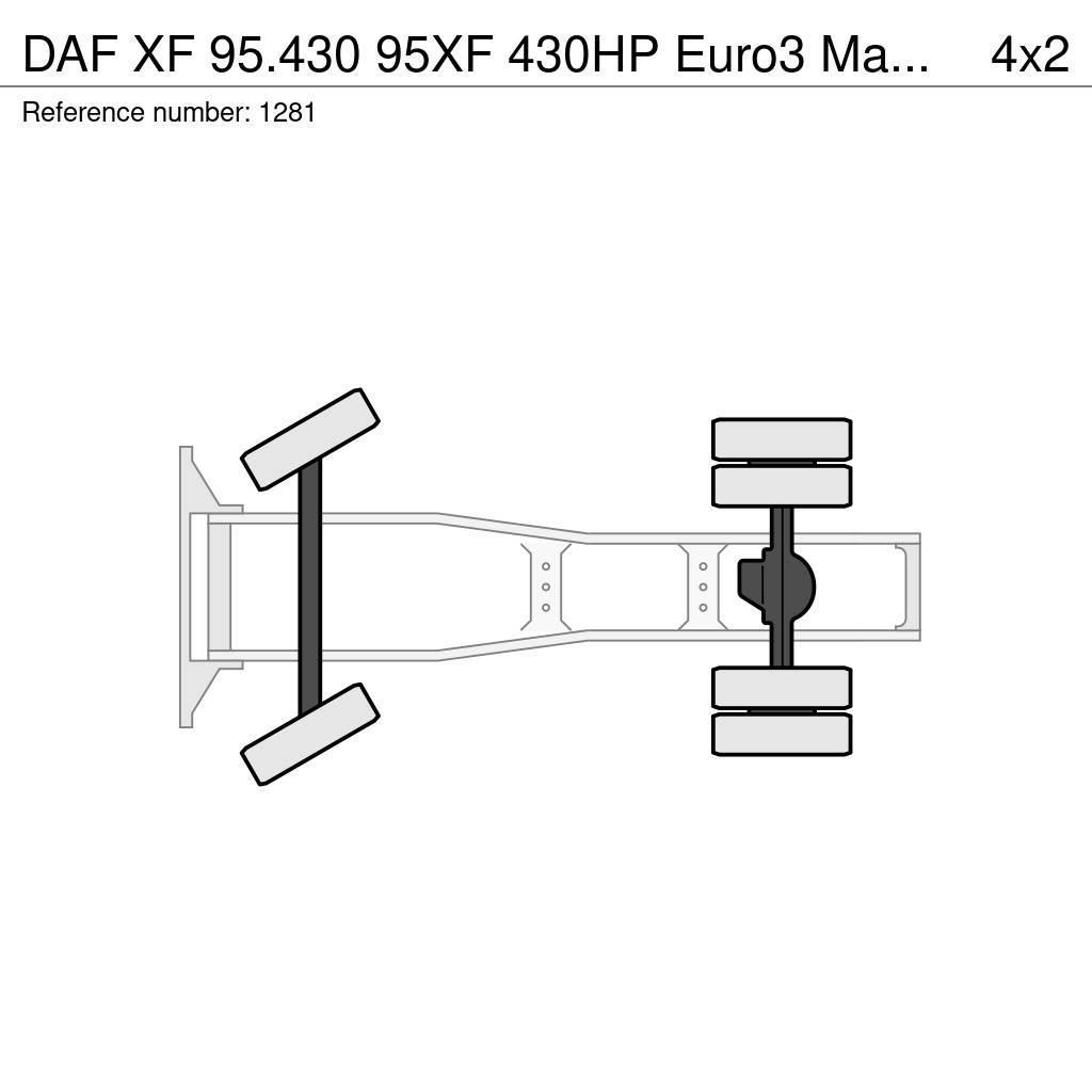 DAF XF 95.430 95XF 430HP Euro3 Manuel Gearbox Hydrauli Autotractoare