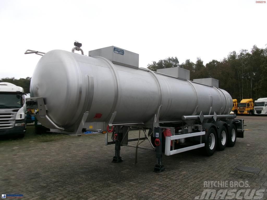  Parcisa Chemical tank inox L4BH 21.2 m3 / 1 comp / Cisterna semi-remorci