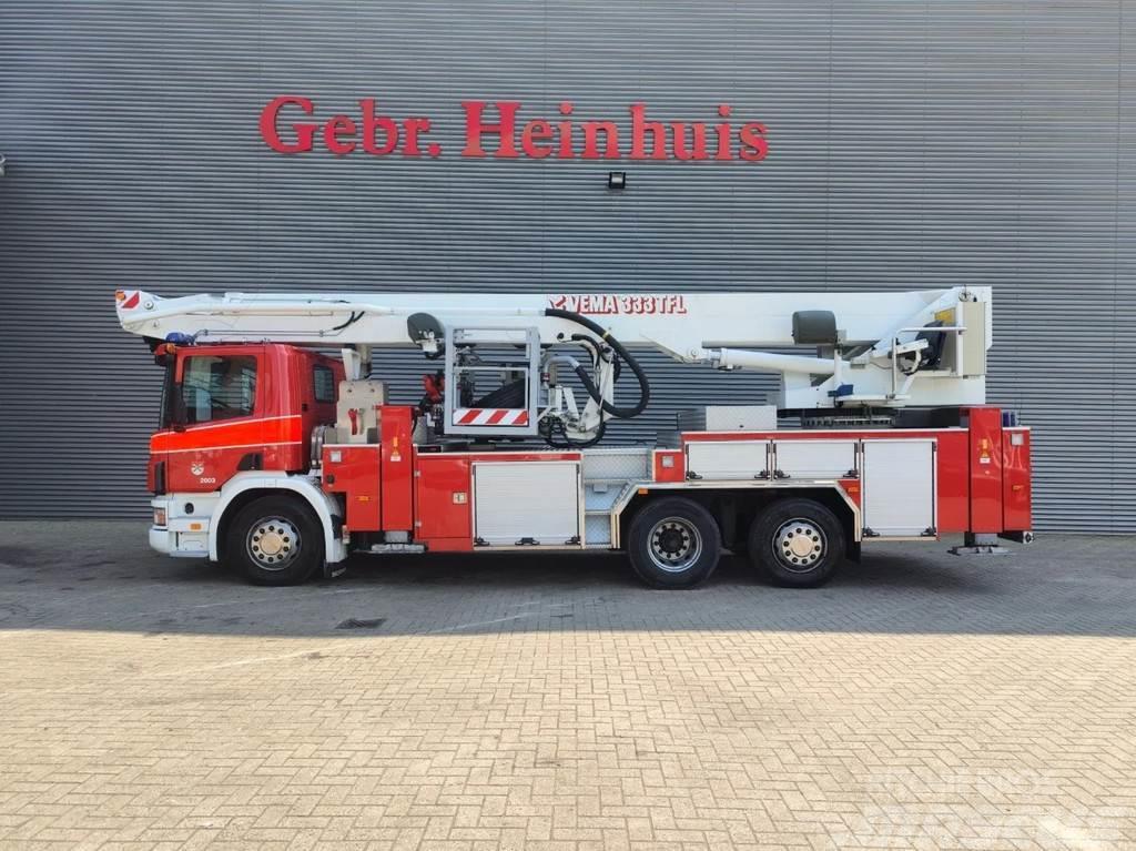 Scania P124-420 6x2 Vema 333 TFL-E Firetruck Camion de pompier