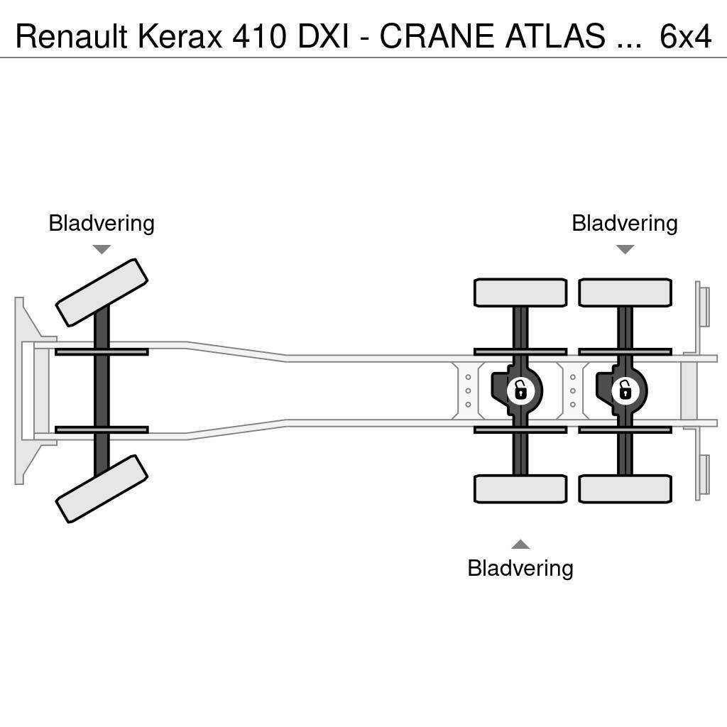 Renault Kerax 410 DXI - CRANE ATLAS 16T/M - 2 WAY TIPPER 6 Autobasculanta