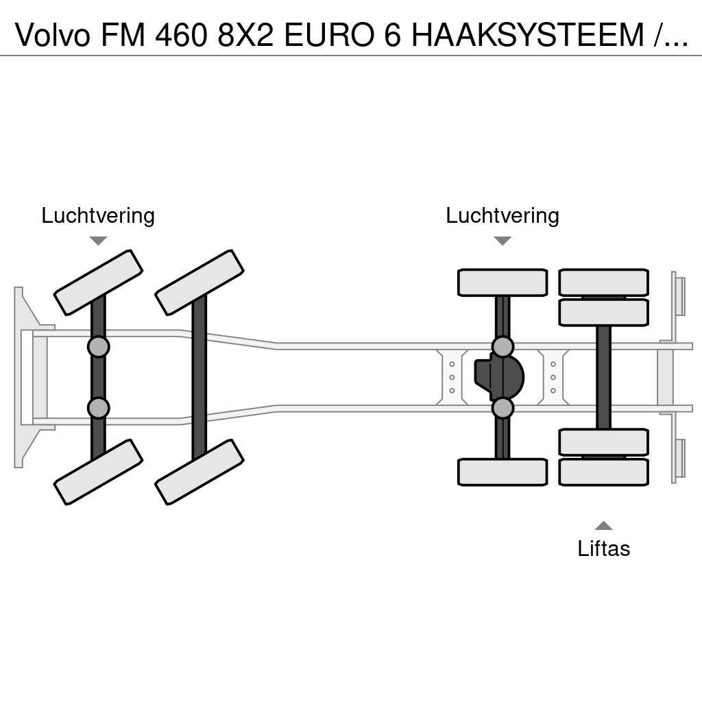 Volvo FM 460 8X2 EURO 6 HAAKSYSTEEM / PERFECT CONDITION Camion cu carlig de ridicare