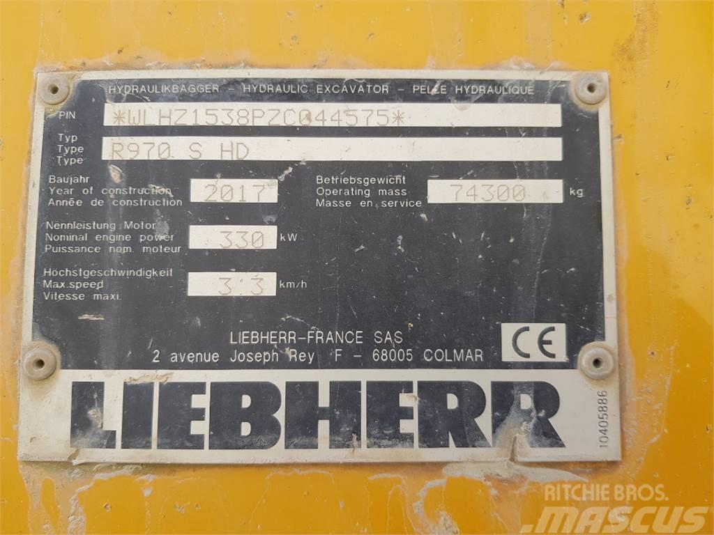 Liebherr R970 S HD Excavatoare pe senile