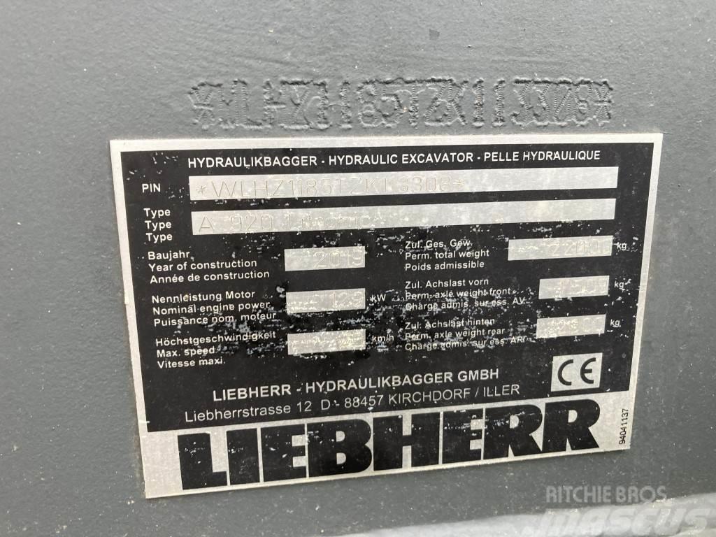 Liebherr A 920 Litronic Excavatoare cu roti