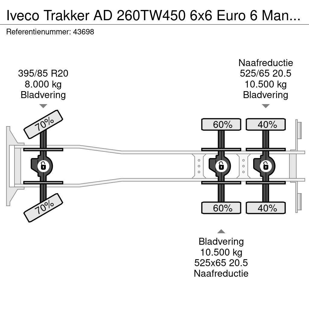 Iveco Trakker AD 260TW450 6x6 Euro 6 Manual Full steel J Autobasculanta