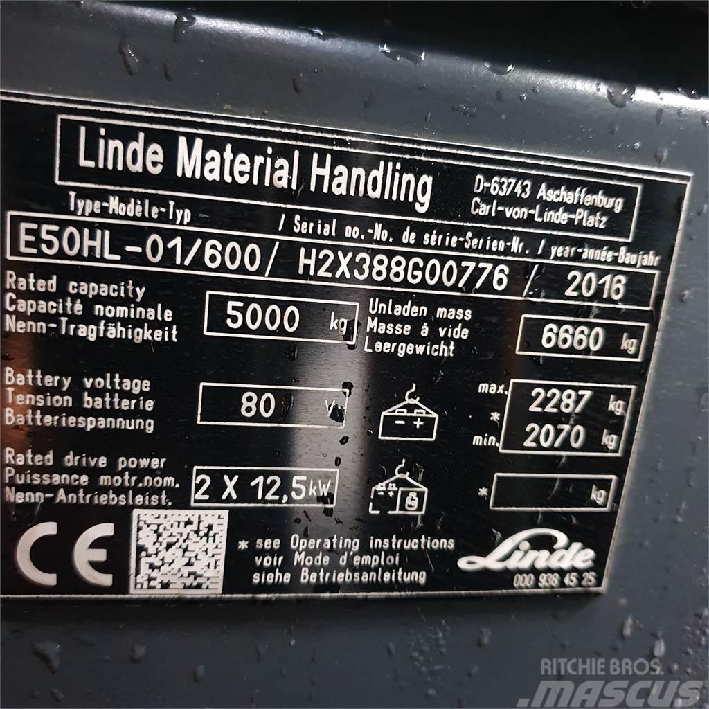 Linde E50/600HL Stivuitor electric