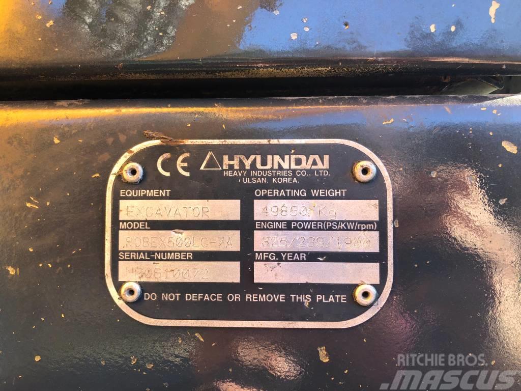 Hyundai R500LC-7A Excavatoare pe senile