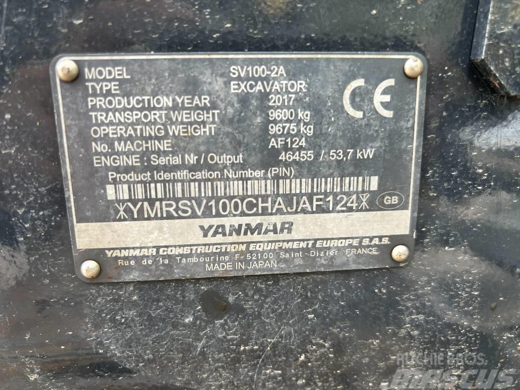 Yanmar SV100-2A Excavatoare 7t - 12t