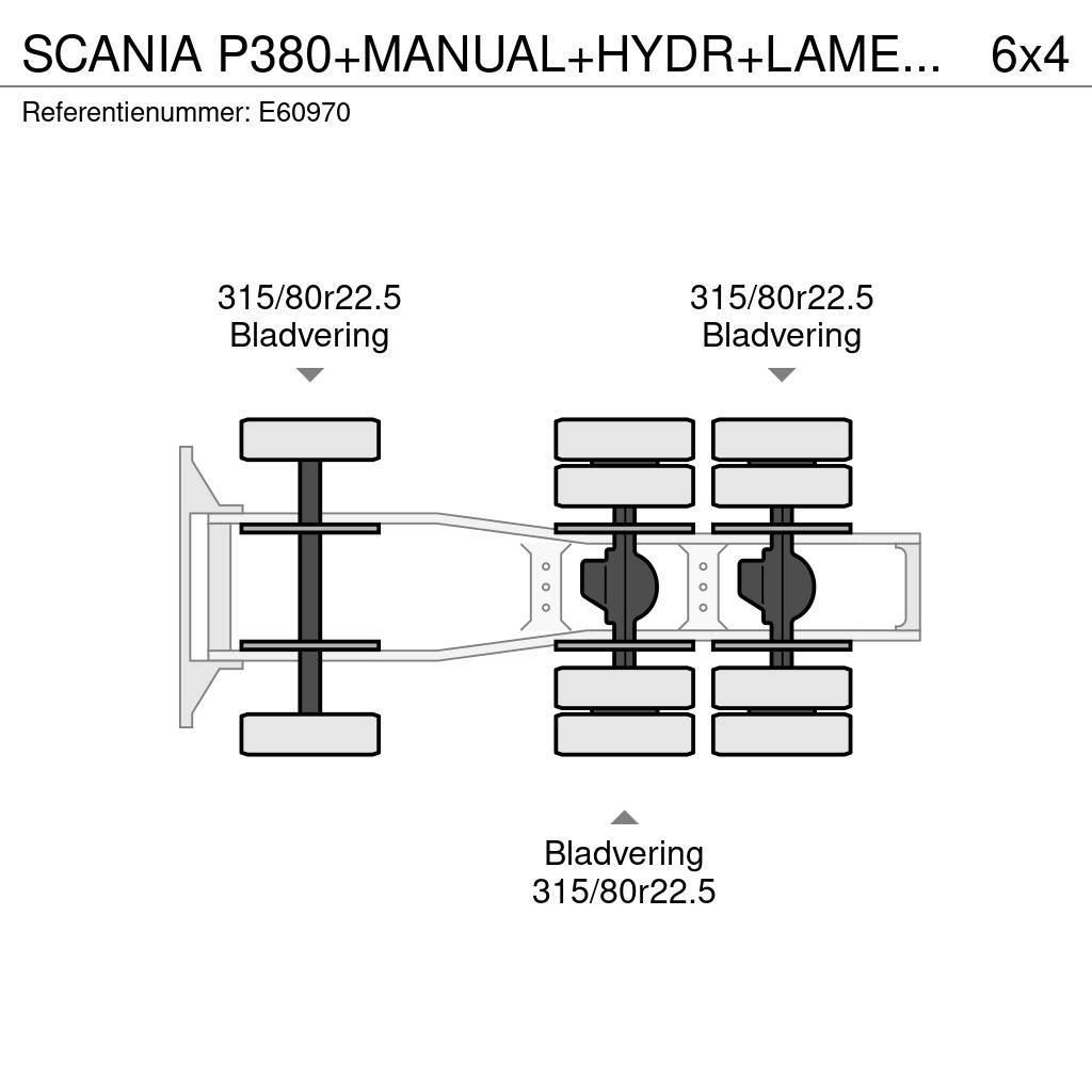 Scania P380+MANUAL+HYDR+LAMES/BLAD Autotractoare