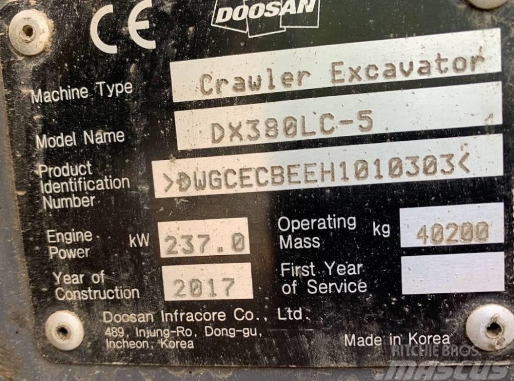 Doosan DX 380 LC-5 Excavatoare pe senile