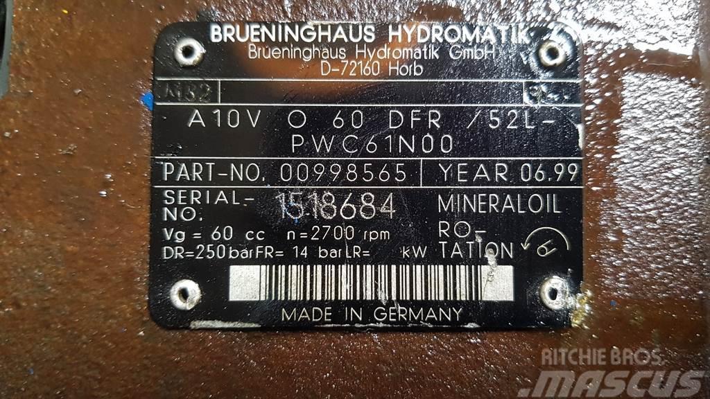 Brueninghaus Hydromatik A10VO60DFR/52L - Load sensing pump Hidraulice