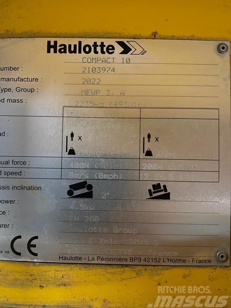 Haulotte Compact 10 Platforme foarfeca
