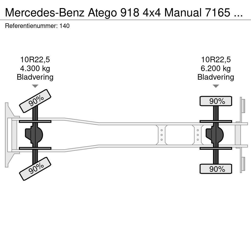 Mercedes-Benz Atego 918 4x4 Manual 7165 KM Generator Firetruck C Autocamioane