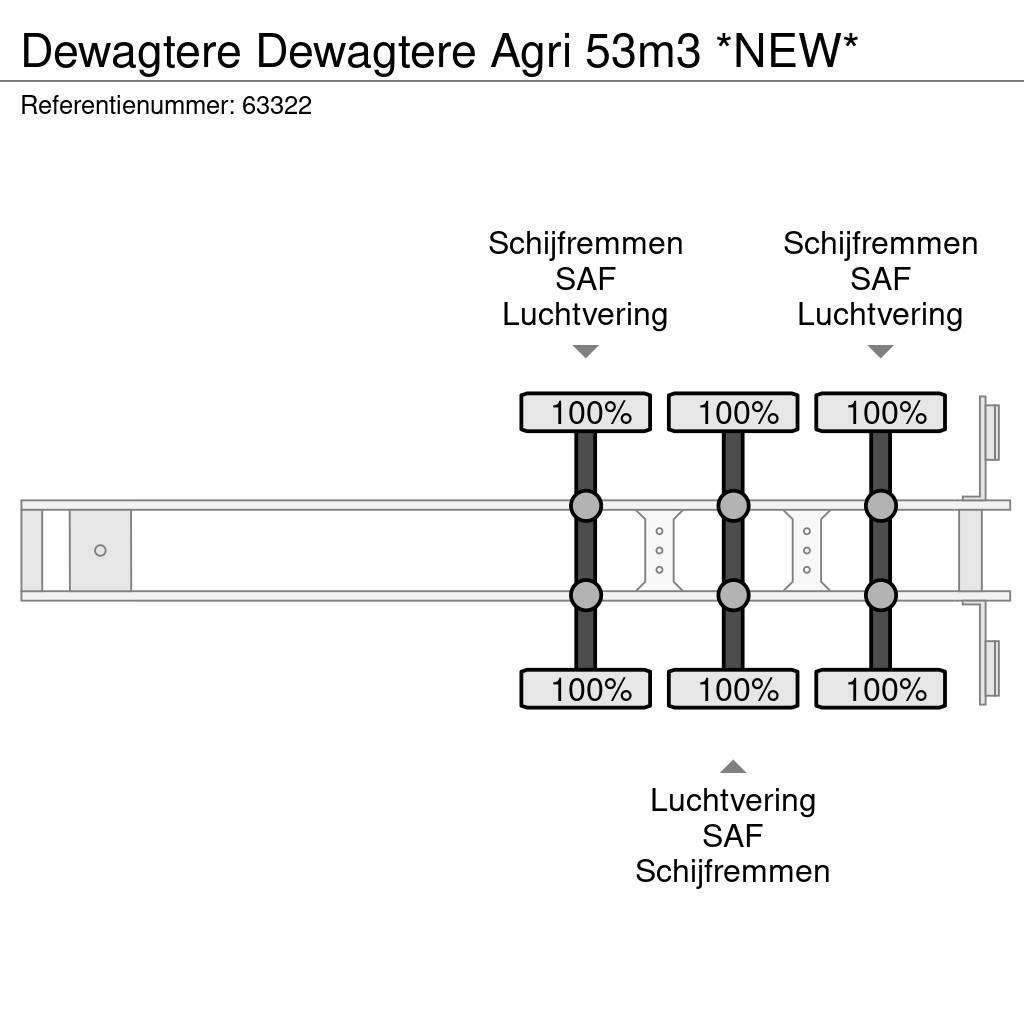 Dewagtere Agri 53m3 *NEW* Alte semi-remorci