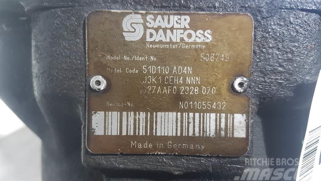 Sauer Danfoss 51D110AD4N-Drive motor/Fahrmotor/Rijmotor Hidraulice