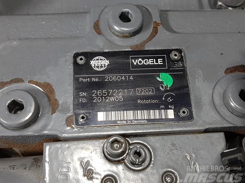 Vögele 2060414 (A10VG45+A10VG28) - Drive pump/Fahrpumpe/R Hidraulice