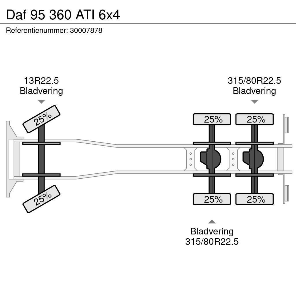DAF 95 360 ATI 6x4 Autobasculanta