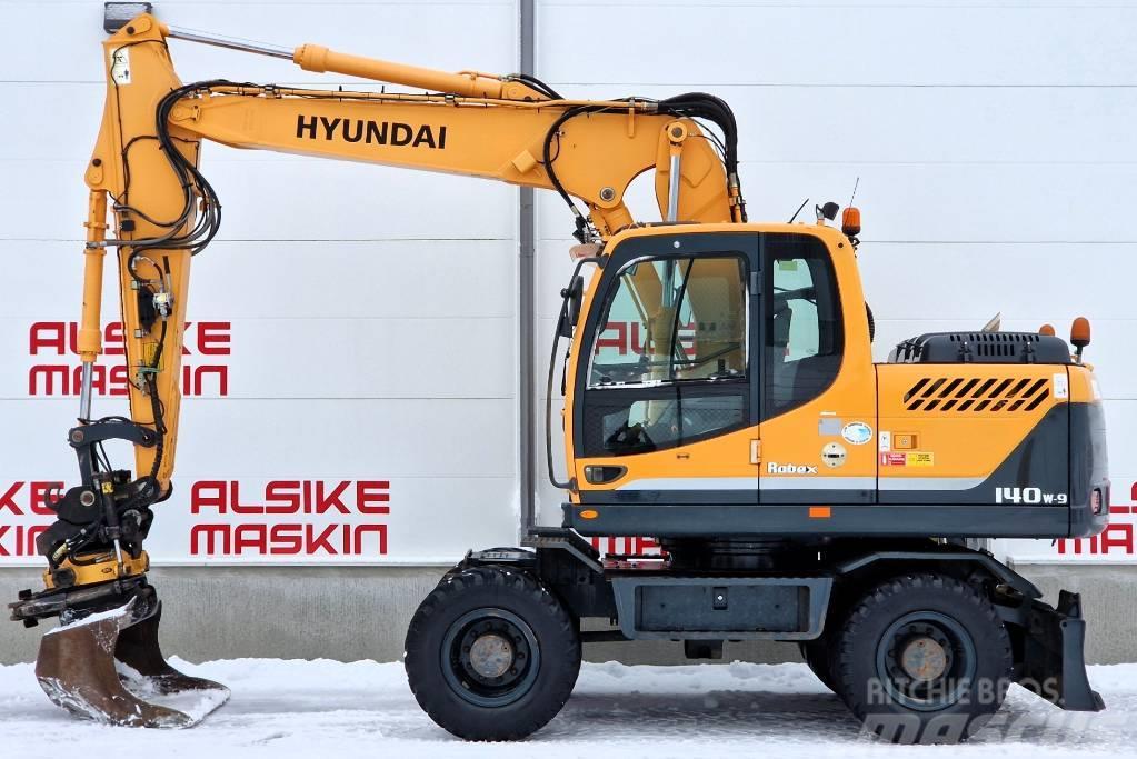 Hyundai 140 W Excavatoare cu roti