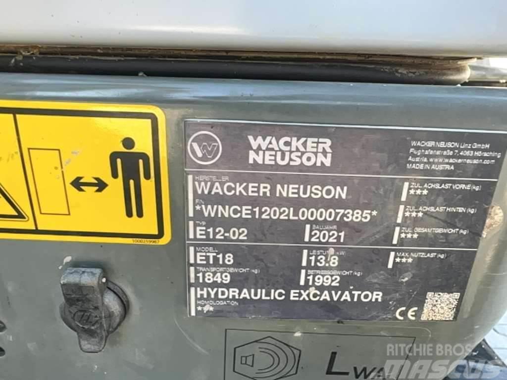 Wacker Neuson ET 18 Excavatoare pe senile