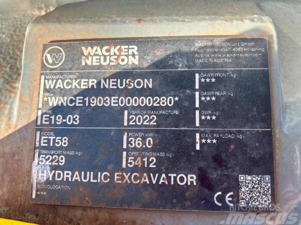Wacker Neuson ET58 Excavatoare pe senile