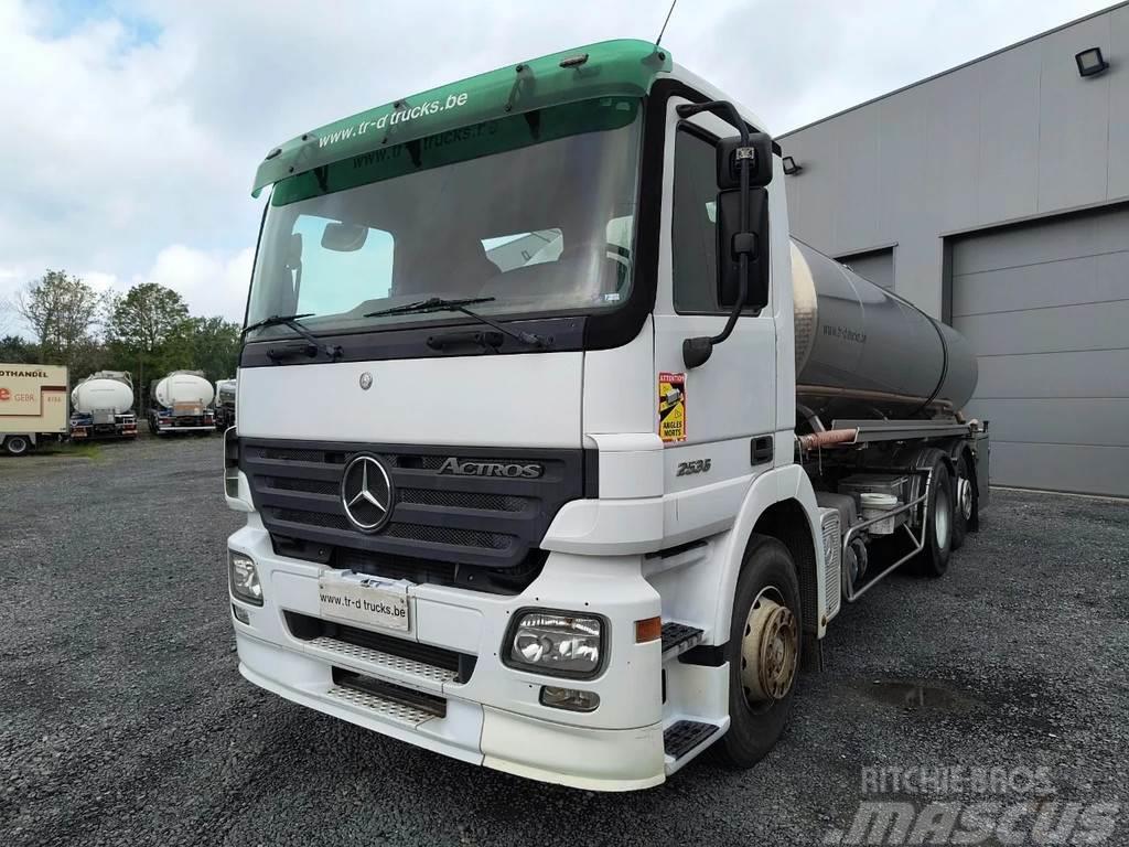 Mercedes-Benz Actros 2536 6X2 - TANK IN INSULATED STAINLESS STEE Cisterne