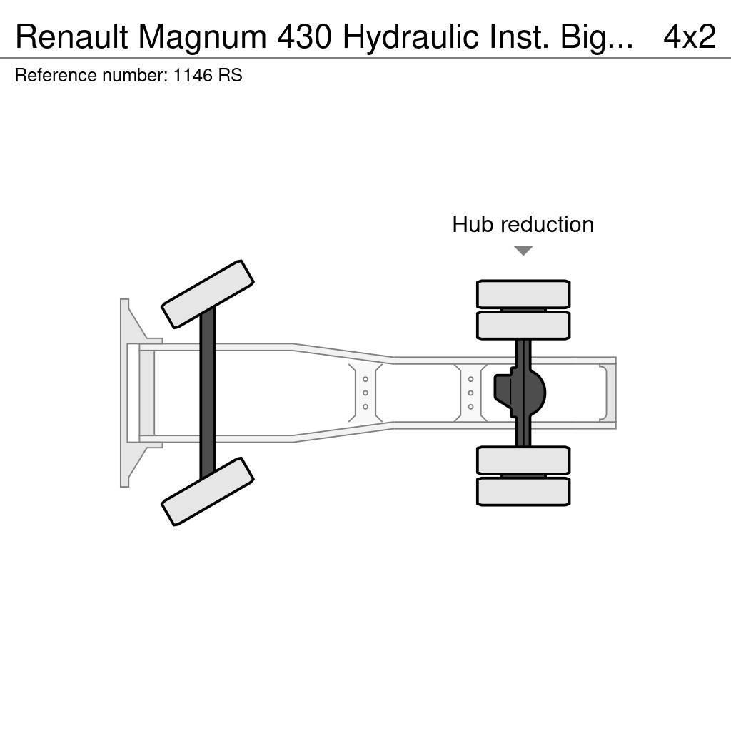 Renault Magnum 430 Hydraulic Inst. Big Axle Good Condition Autotractoare
