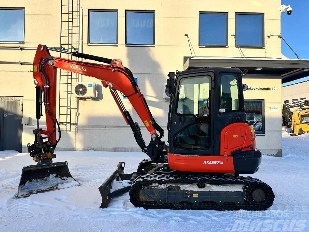 Kubota KX057-4 PYÖRITTÄJÄLLÄ Mini excavatoare < 7t