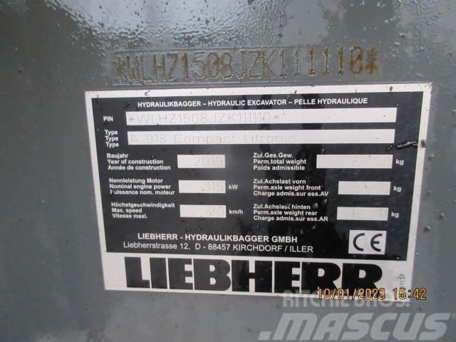 Liebherr A 918 Compact Litronic Excavatoare cu roti