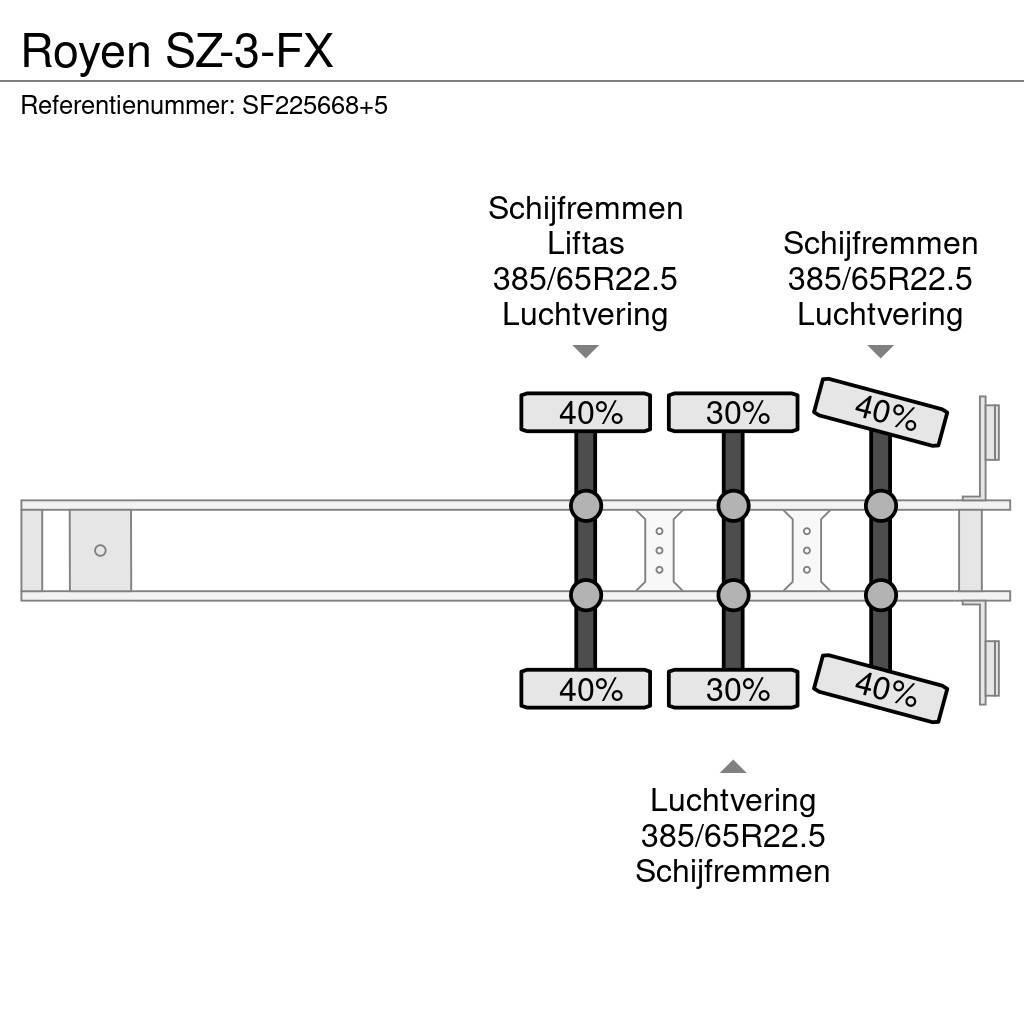  Royen SZ-3-FX Semi-remorca utilitara
