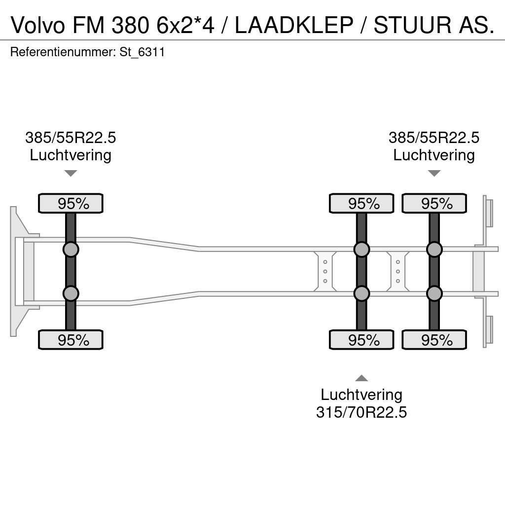 Volvo FM 380 6x2*4 / LAADKLEP / STUUR AS. Autocamioane