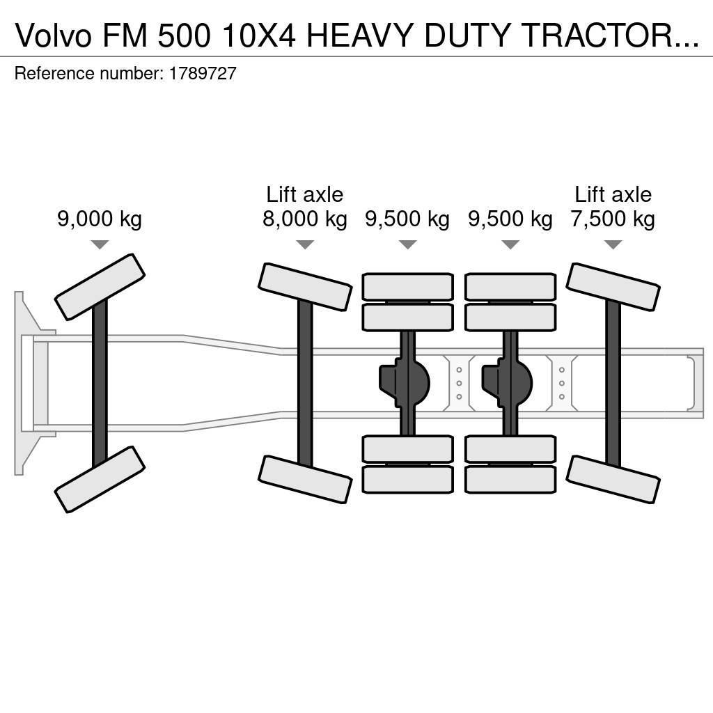 Volvo FM 500 10X4 HEAVY DUTY TRACTOR/SZM/TREKKER Autotractoare