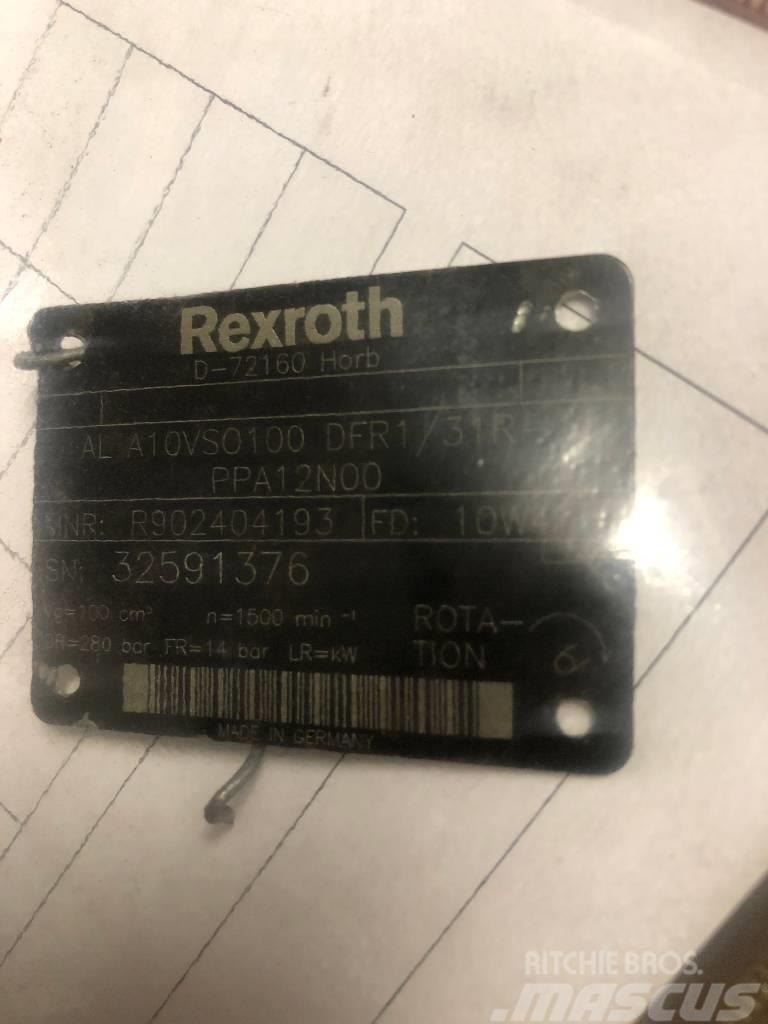 Rexroth AL A10VSO100 DFR1/31R-PPA12N00 Alte componente