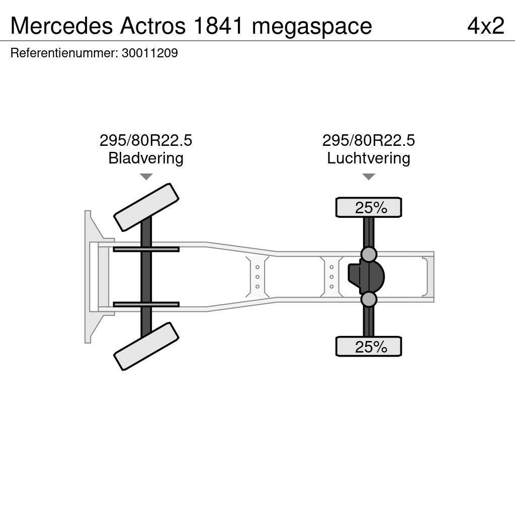 Mercedes-Benz Actros 1841 megaspace Autotractoare