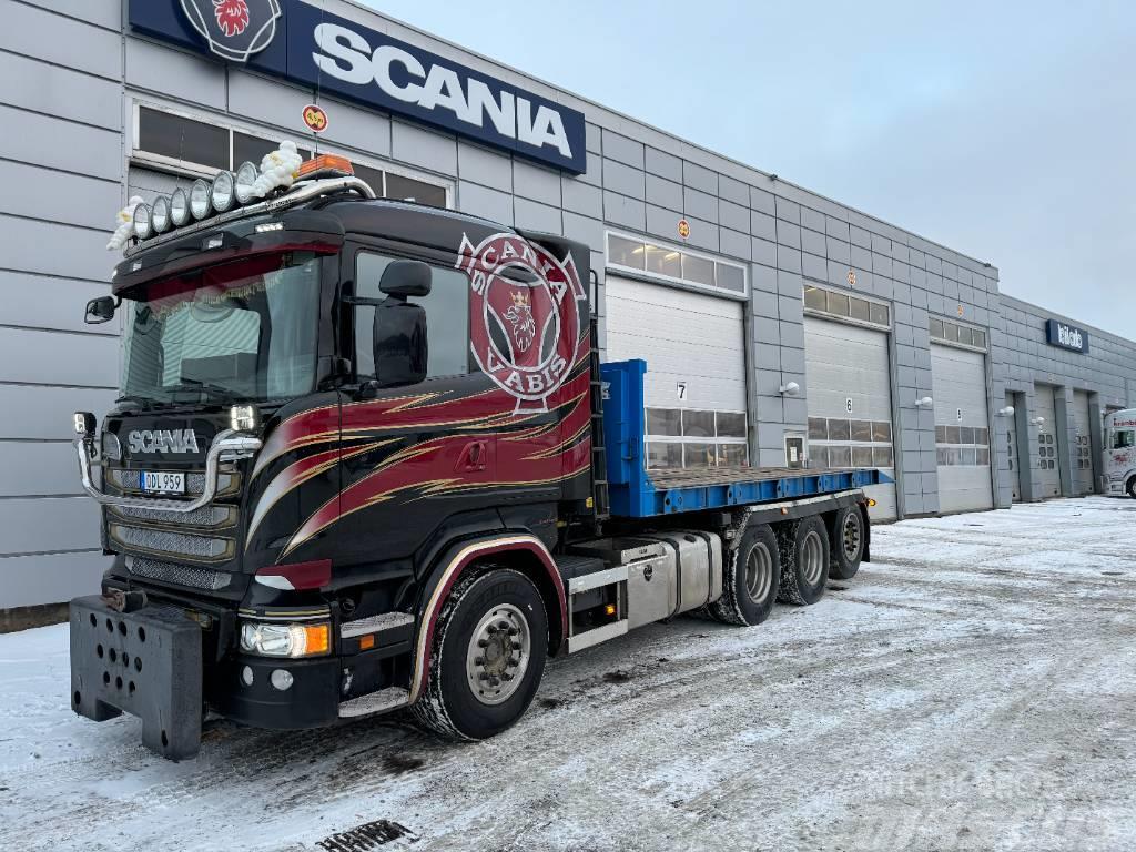 Scania Scania R580lb8x4*4 full plog Camion cu carlig de ridicare