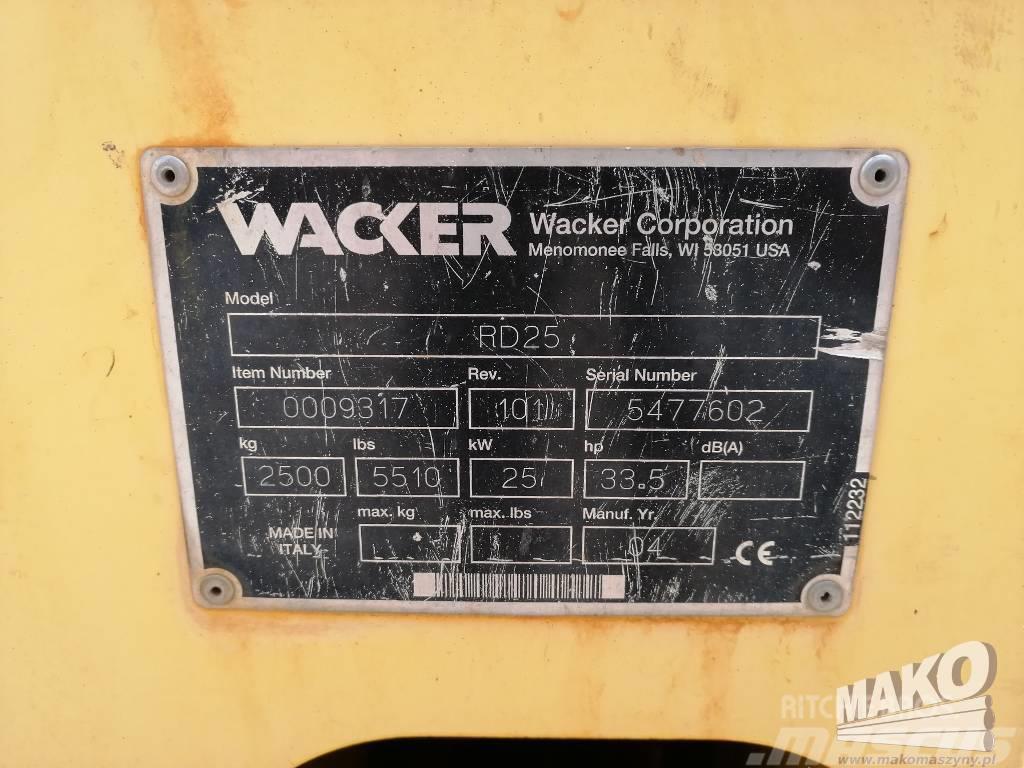 Wacker RD25 Cilindri compactori dubli