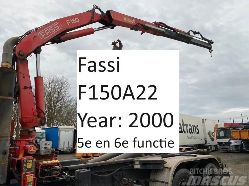 Fassi F150A22 5e + 6e functie F150A22 Macarale de încarcat